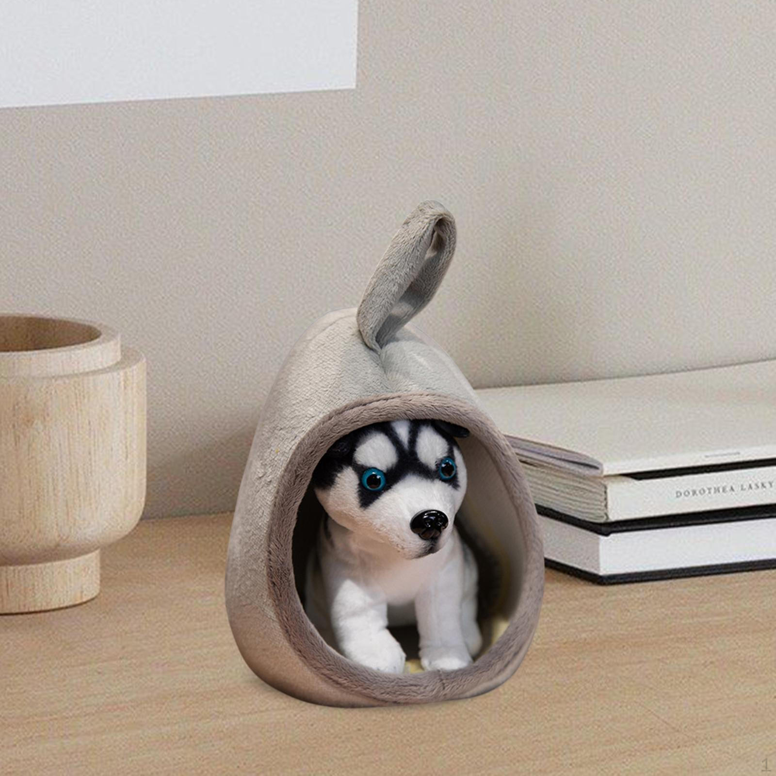 

Мягкая игрушка для собак, плюшевый домик, реалистичная игрушка для щенков для детей, мальчиков и девочек Husky