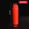 Baijie 3-Hole Squeeze Condiment Bottle with Measurements