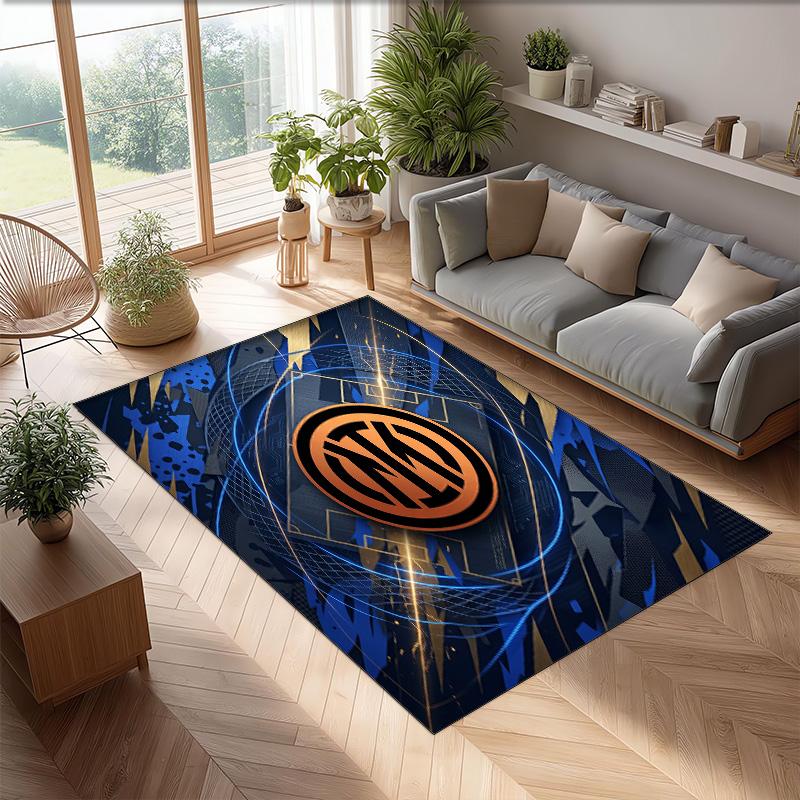 Borussia Dortmund Printed Flannel Area Rug Non Slip Soft Polyester Floor Carpet Indoor Decor Mat for Bedroom Living Room Sofa