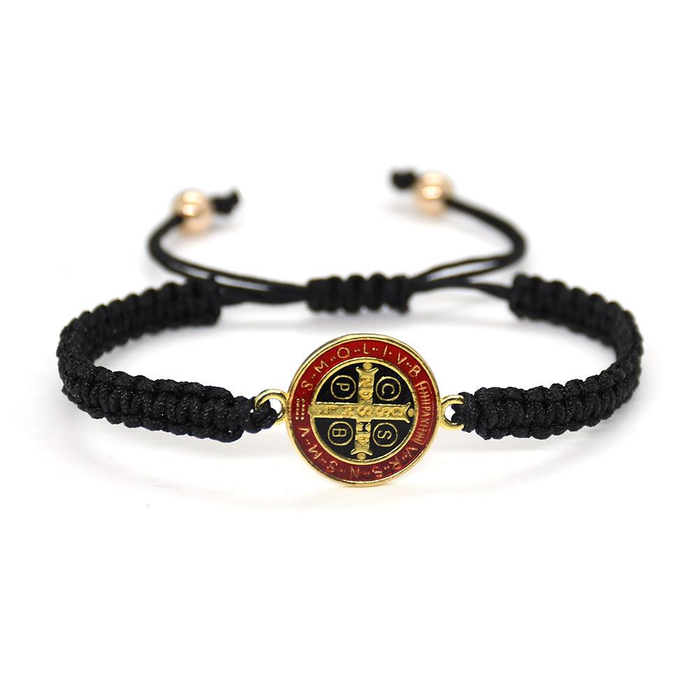 JYL TS Bracelet Cross  Handmade Adjustable Design Feng Shui Faith & Protection