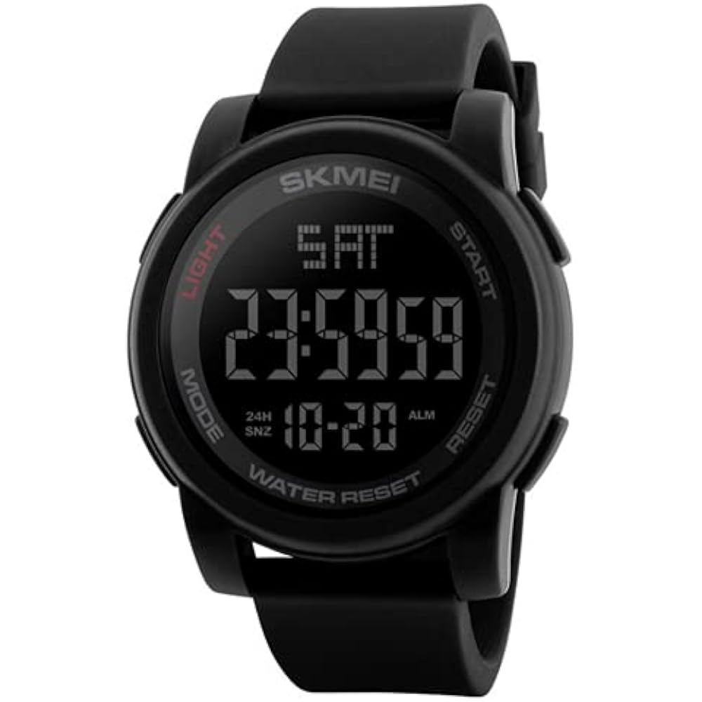 Time Ever Digital Watch Waterproof Men's Sports Wrist Watch Multi-function Stopwatch Alarm Outdoo...