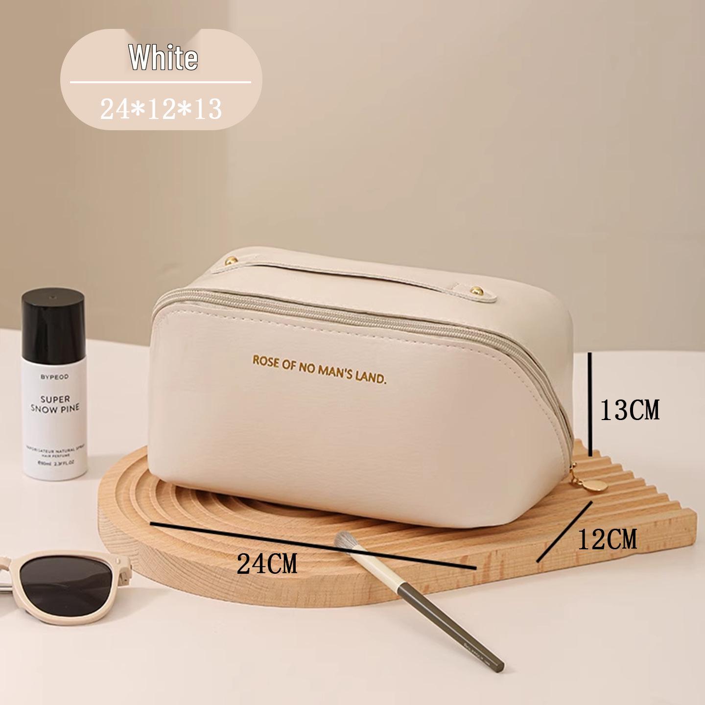 

Премиальная женская косметичка большой вместимости: Портативный дорожный органайзер для макияжа