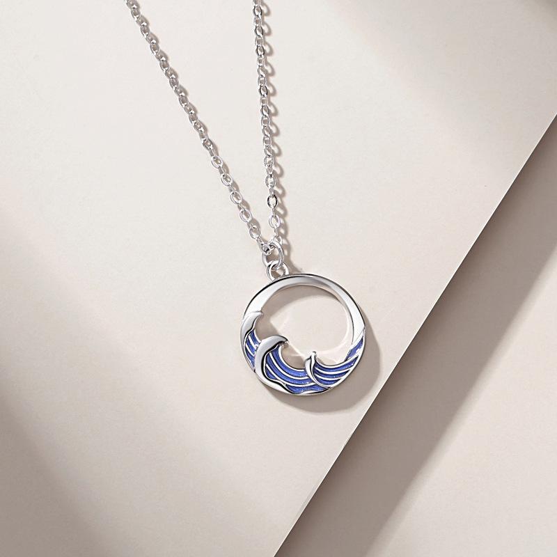 

Ожерелье для пары в клятве верности пара студентов любовь на расстоянии нишевый дизайн ins стиль пара кулон