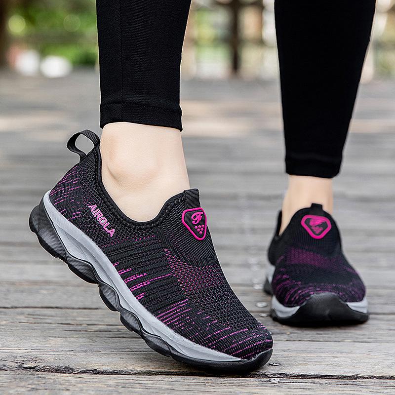 Non-slip Elderly Women's Casual Shoes - Comfortable Soft Sole Walking Shoes for Spring/Summer