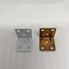 Color-Plated 90-Degree Triangular Corner Bracket for Shelves and Furniture Support