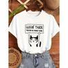 European Size Women's Cute Cat Paw Print T-Shirt with Kitten Holding Paws & Paw - Short Sleeve Round Neck Casual Blouse for Spring Summer Fall Outfits