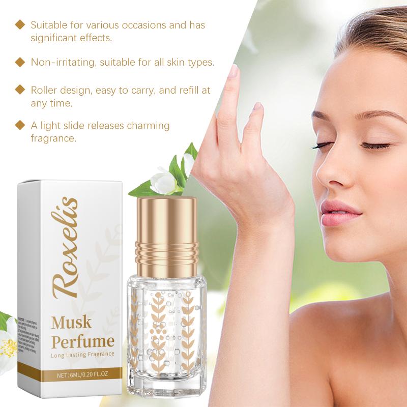 Original Musk Roller Perfume For Women Rose Jasmine Sandalwood Fragrance Long Lasting Charming Scence Roll On Perfume