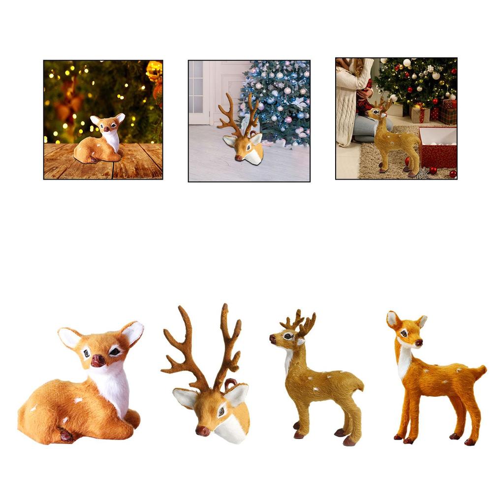 Deer Ornament Practical Creative Home Decoration for Car Bedroom Desktop
