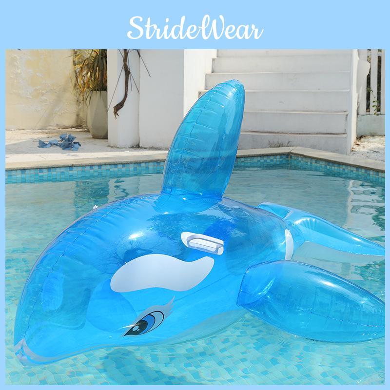 Wholesale Water Fun Inflatable Big Whale Water Park Surfing Whale Ride-on Float Adult Blue