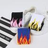 Unisex Trendy Flame Pattern Mid-Calf Socks - Versatile European & American Street Hip-Hop Style