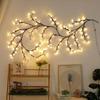 Starry LED Vine Lights: Colorful Wall Decorations for Living Room, Bedroom, and Holiday Atmosphere.
