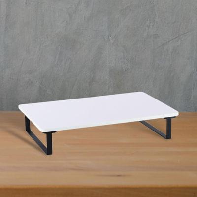 Supporto per monitor Riser Ripiano per scrivania Multifunzione Sollevamento Ergonomia Antiscivolo Supporto in legno Conservazione per