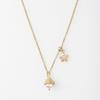 BOLDIERE Flower pearl Necklace_ N12[Gold]