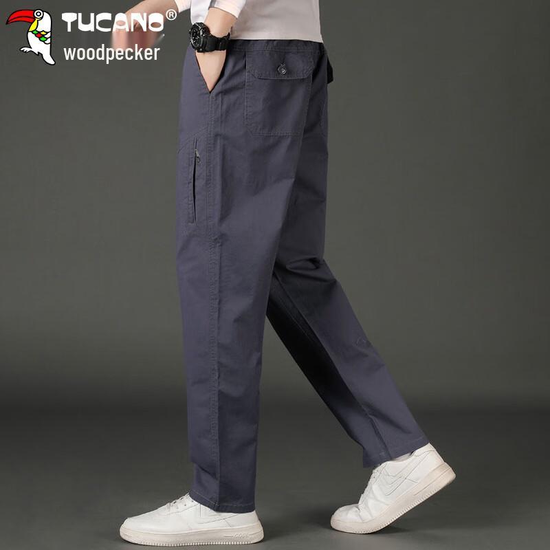 

TUCANO Men s Loose Straight Cargo Pants XL