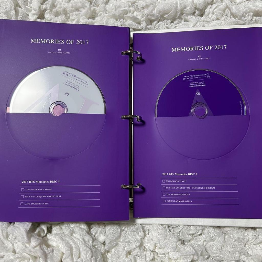 [USED] BTS MEMORIES OF 2017