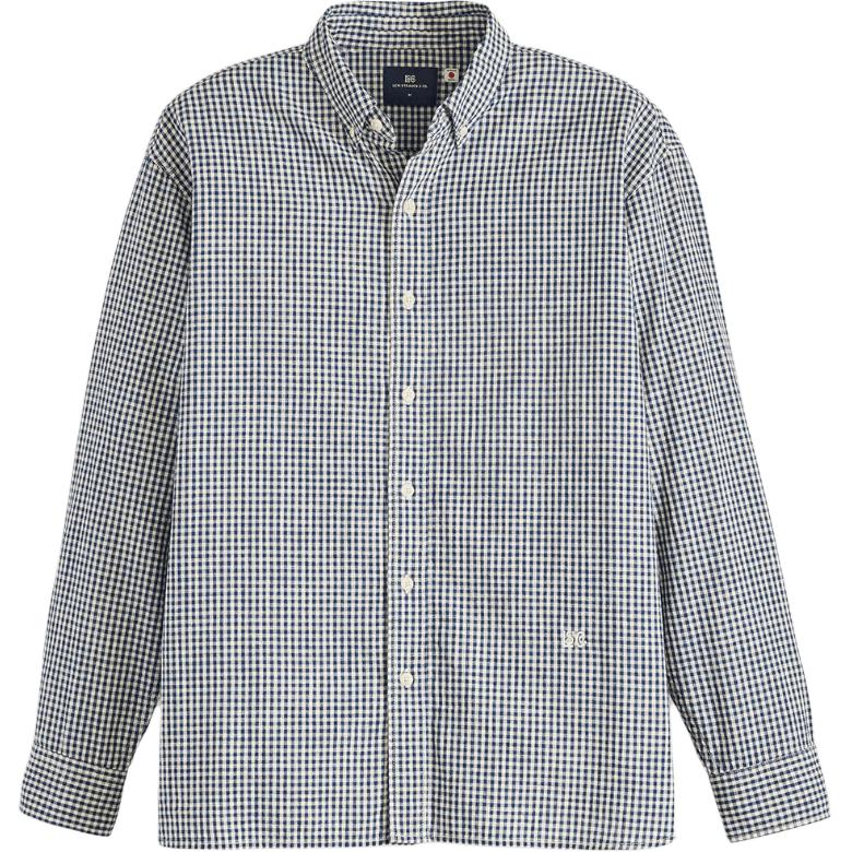 

Levis Bluetab™ Series FW25 Рубашка с простым длинным рукавом, клетчатым дизайном и застежкой на пуговицы для мужчин 001LI-0002 XL