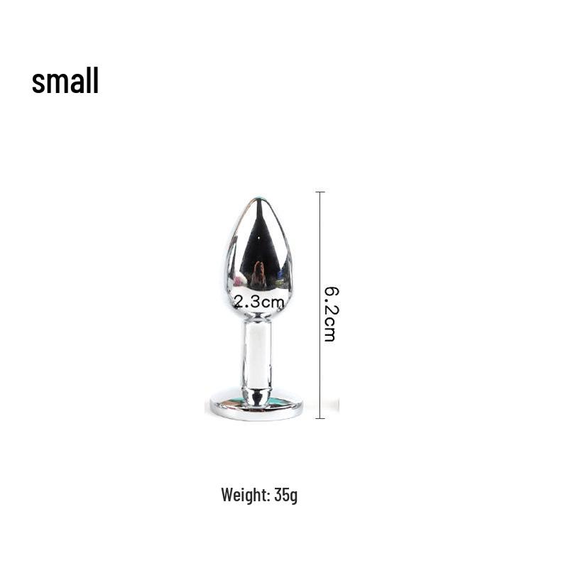 Removable Fox Tail Metal Anal Plug for Role-Playing and Alternative Erotic Play