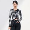 JOY SPEAKER Women's Striped Sleeveless Knit Top