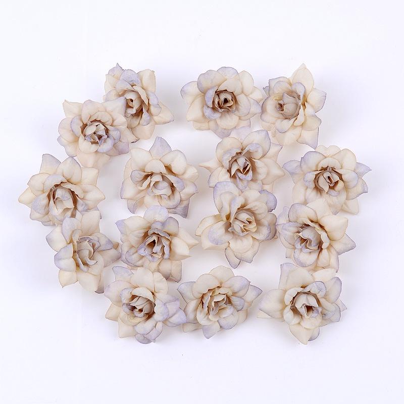 

20PCs Rose Artificial Flowers Head Silk Fake Flowers Wedding Party Home Living Room Dining Table Garden Decorations DIY Crafts 20PCS светло-фиолетовый