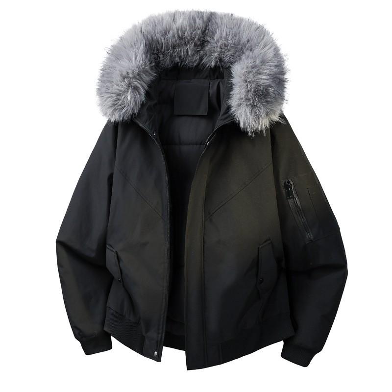 Unisex Thick Winter Hooded Cotton Jacket