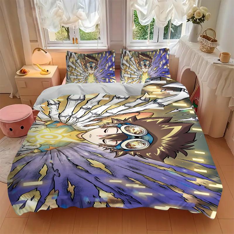 3Pcs Powerful Breakthrough Moment Bedding Set Soft Fabric Duvet Cover Pillowcases Home Xmas Halloween Gift 1 Duvet Cover 2 Pillowcase S1179