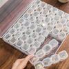 Portable Transparent Jewelry Storage Box: Anti-Oxidation Case for Earrings and Necklaces