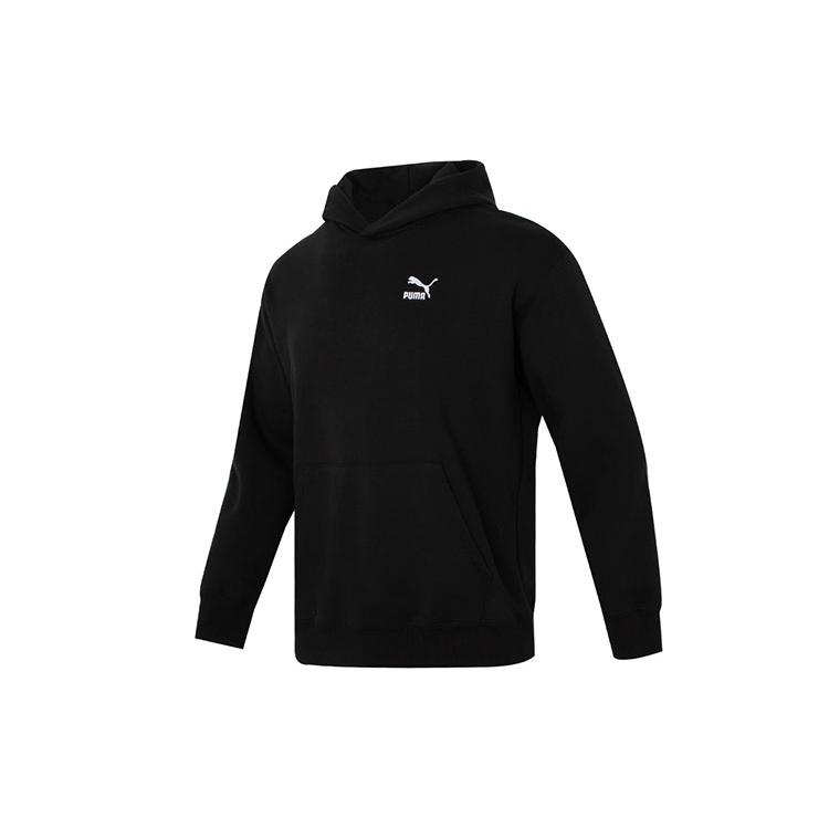PUMA Sweatshirts Men's Black Hooded Moderate Regular 537686-01
