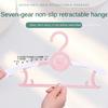 5pcs Baby Clothes Hanger Flexible Racks Plastic Clothing Display Kids Hangers Unmarked Children Coats Hanger Organizer