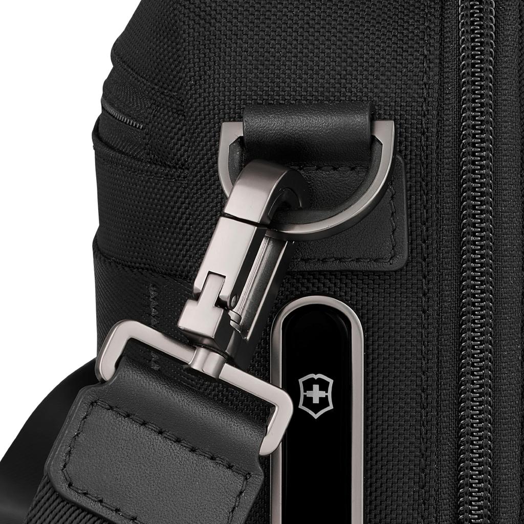 Victorinox Mythic Compact Crossbody Bag Shoulder Bag Handle High Performance Premium Specifications 3L Black 653454 Multi-Tool