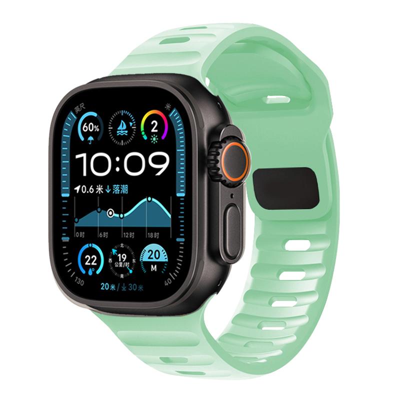Armband für Apple Watch Band 44mm 49mm 45mm 46 42mm 40mm 41mm Sport Silikonarmband correa iwatch Serie 7 6 3 se 8 9 10 ultra 2