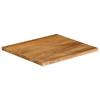 VidaXL Dessus de table à bord vivant 40x40x2,5 cm bois massif manguier 370534
