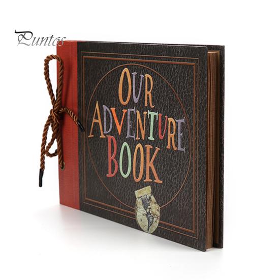 Unique Handcraft Story Notebook DIY Photo Album, Scrapbook Hardcover Paper Memory Book for Handmade Keepsake Weddings Anniversaries Baby Family
