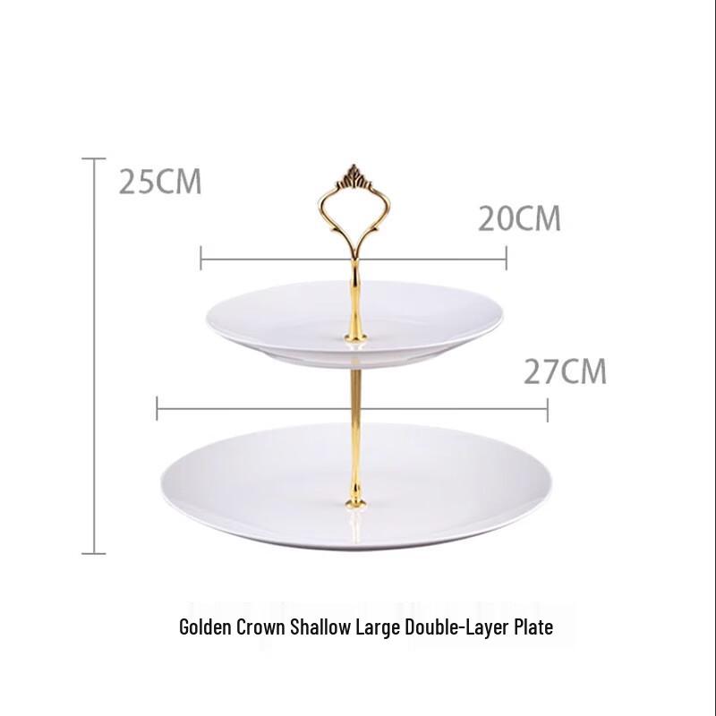 Homeglen Ceramic Multi-tier Dessert Stand