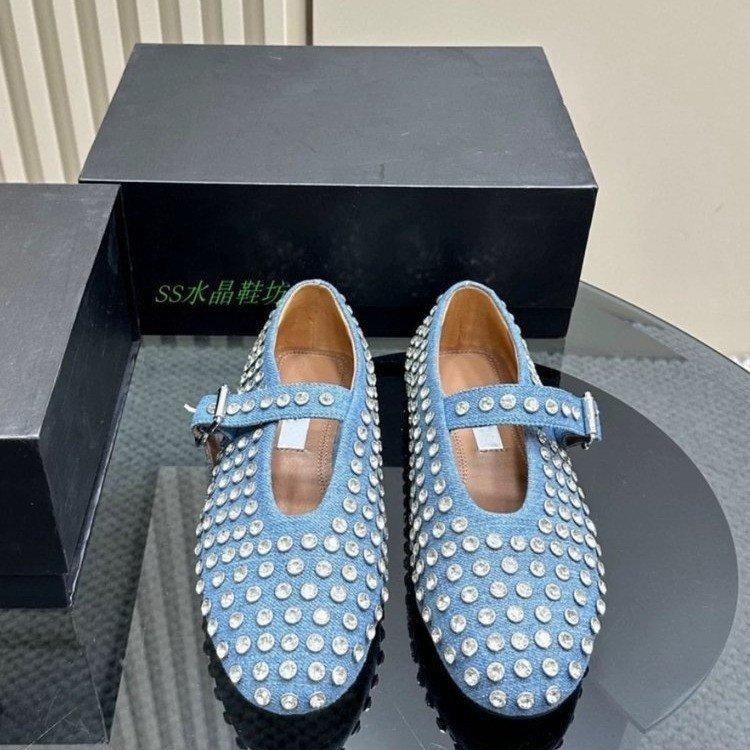 

Стразы большой размер стразы заклепка туфли-лодочки полный бриллиант пряжка на ремне круглый носок плоская подошва удобные модные женские туфли-лодочки 43 синий