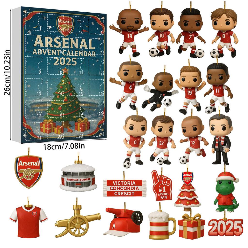 

Arsenal Liverpool Football Acrylic Christmas Blind Box Tree Ornament With Cartoon Characters For Holiday Decor Arsenal