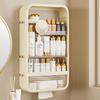 Non Perforated Kitchen Storage Rack Multi-layer Wall Seasoning Rack Bathroom Skincare Product Storage Rack Kitchen Storage Shelf