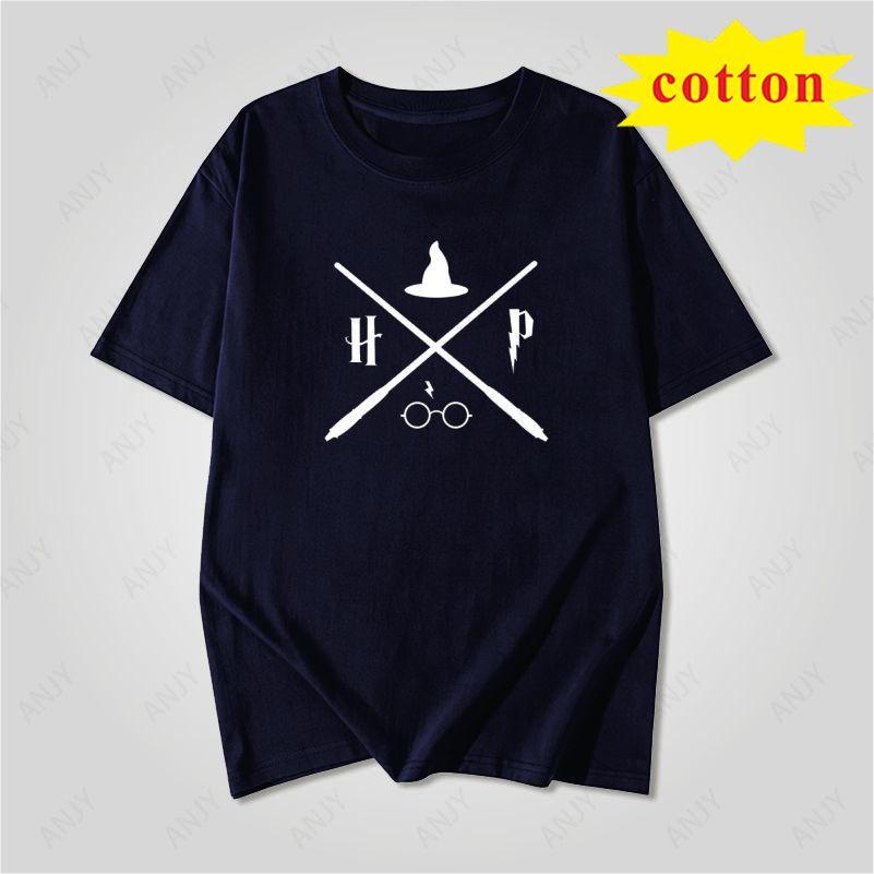 Minimalist Scissors Wine Glass Printed Short Sleeve Tshirt Line Pattern Unisex Casual Top