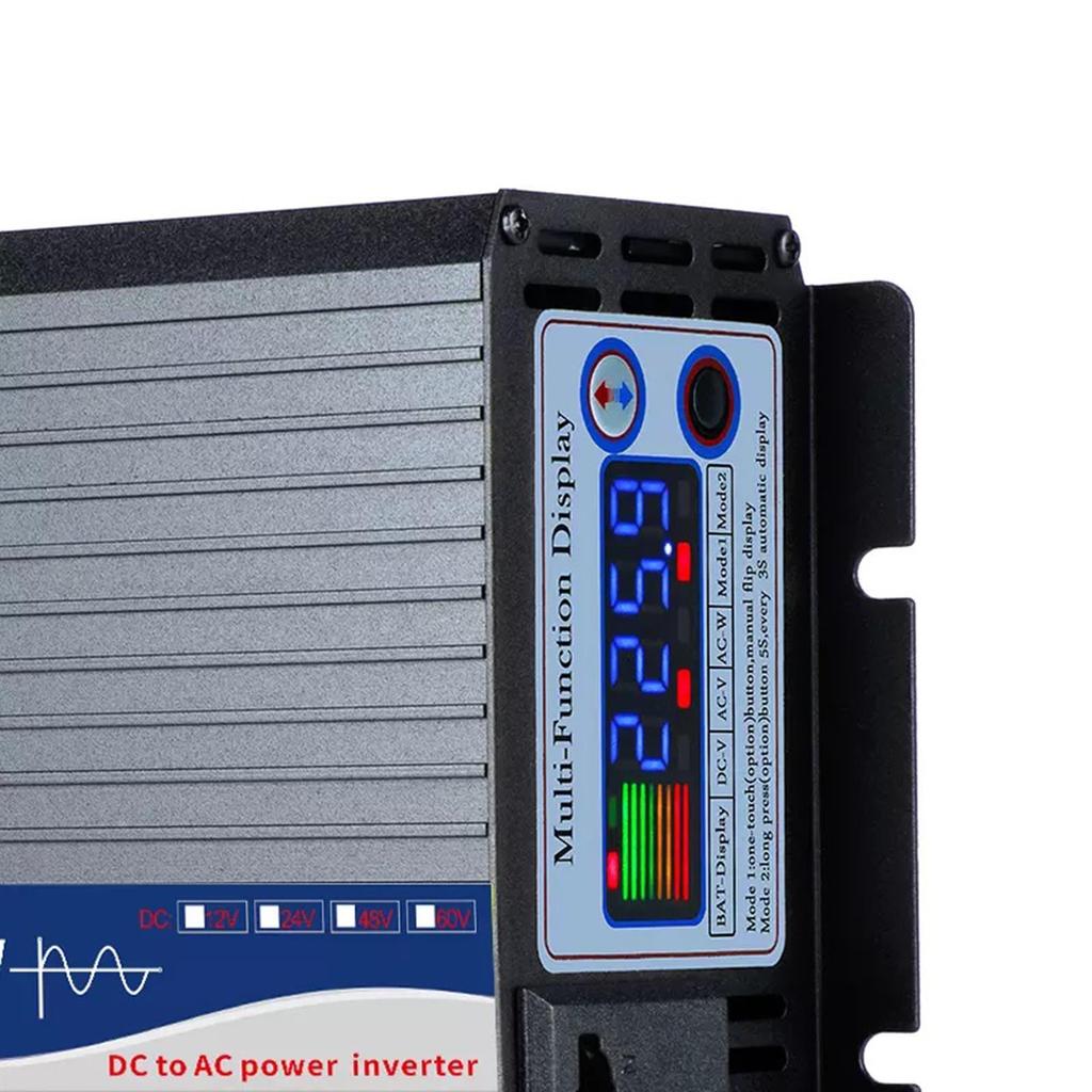 Pure Sine Wave Power Inverter 5000W Converter DC 12V/24V/48V To AC 220V