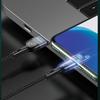 Usams Kabel Pleciony U48 Lightning 1,2M2A Fast Charging Led Zielony/Green Sj423Usb02 (Us-Sj423)