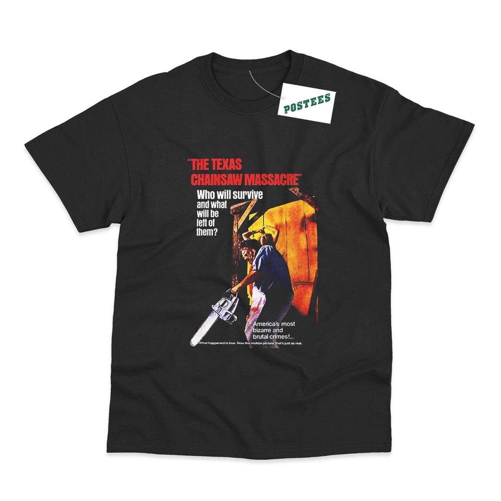 Retro Movie Poster Inspired By The Texas Chainsaw Massacre Dtg Printed TShirt M