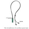 Rechteckige Naturstein-Halsketten für Damen Dalmatien-Obsidian-Anhänger-Halsketten Schwarze Lederkette Herren Modeschmuck Geschenk