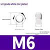 Grade 4 Galvanized Carbon Steel Hex Nuts - Sizes M6, M8, M10, M12, M16, M20