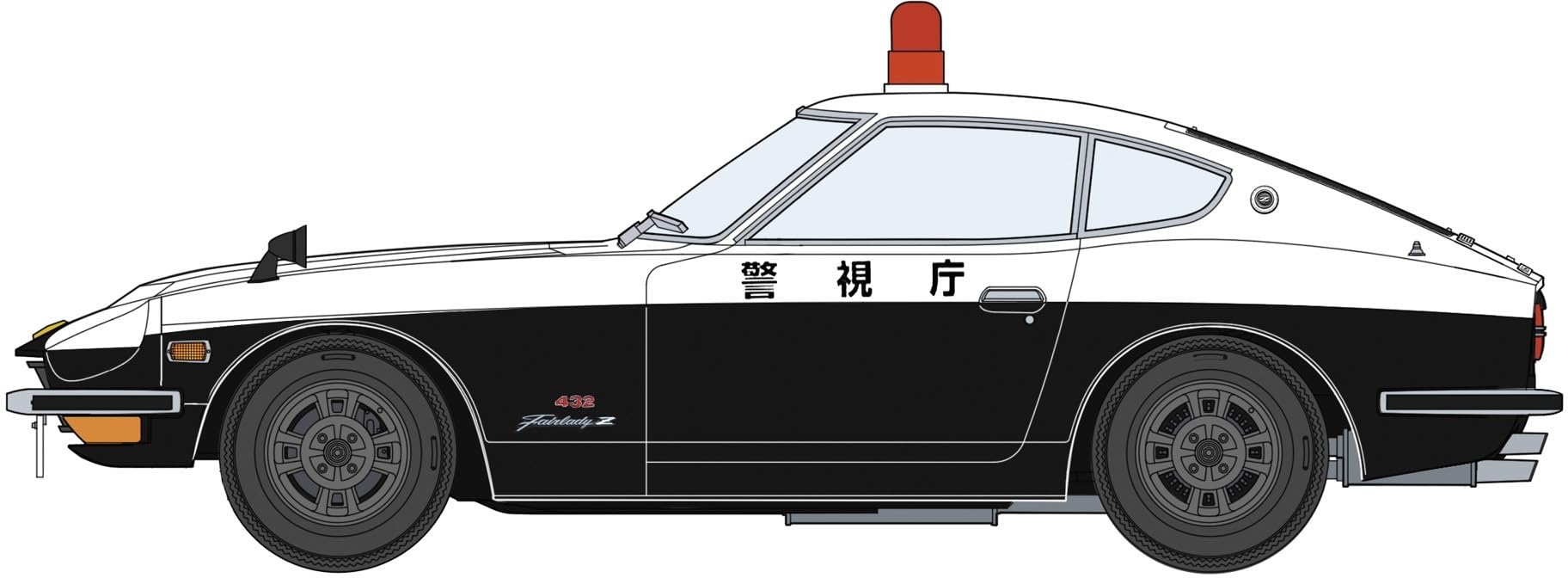 

Hasegawa Nissan Fairlady Z432 Police Car Plastic Model 20505 1/24