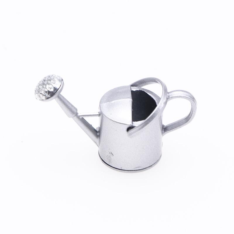 Dollhouse Mini Gardening Kettle Iron Watering Kettle Outdoor Yard Micro Decoration