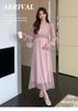 2026 Spring High Waist Korean Style Slimming Maternity Dress