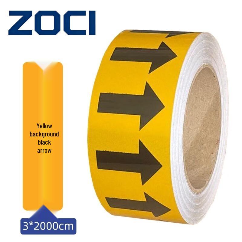 ZOCI Reflective Pipe Flow Arrow Tape