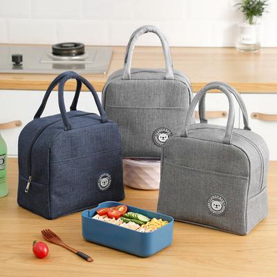 Keep Warm Cooler Lunch Box Φορητό μονωμένο καμβά τσάντα μεσημεριανού γεύματος Θερμικά τρόφιμα Τσάντες μεσημεριανού πικνίκ για γυναίκες Παιδιά