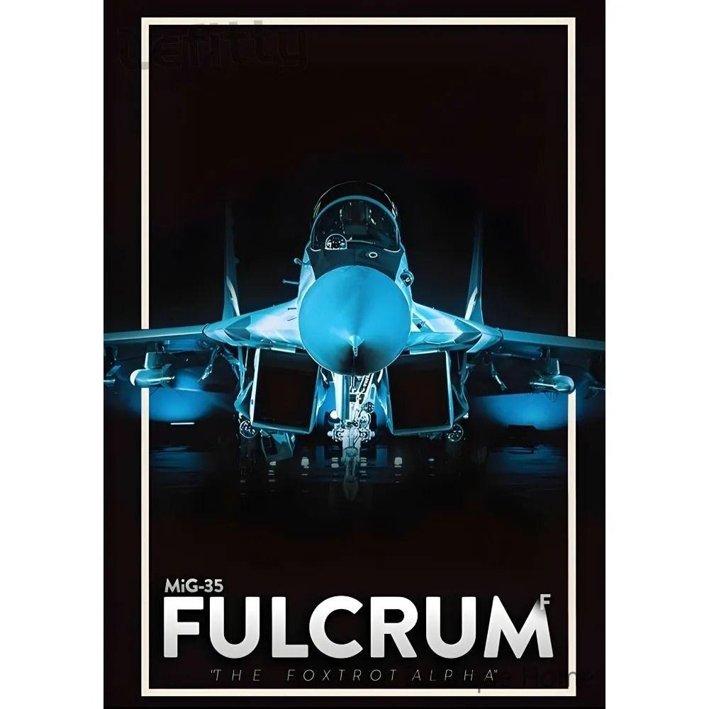 Russian Military Aircraft Metal Tin Sign Interior & Aviation Club Decor