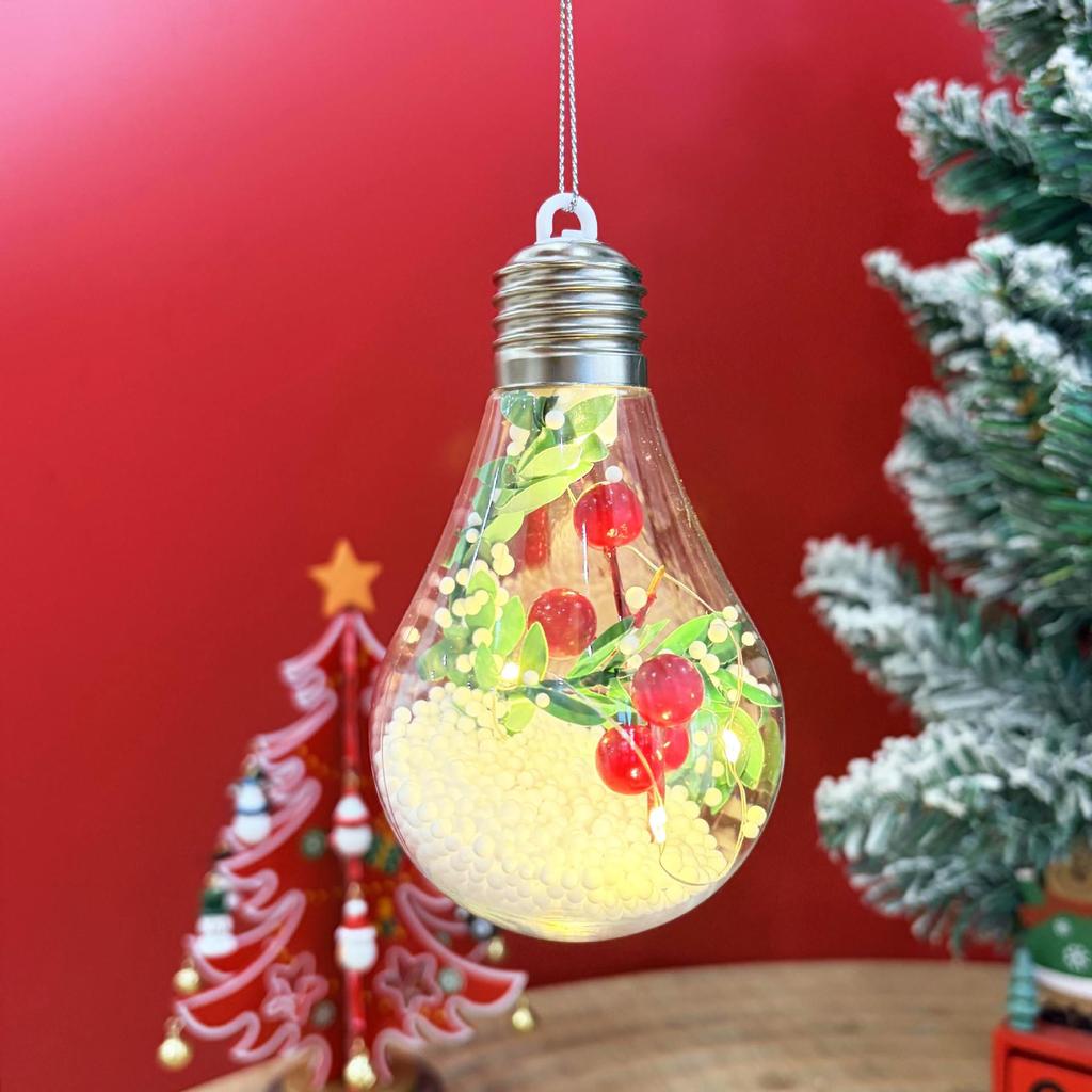 LED Luminous Pentagon-Star Christmas Ornament for Tree Decoration