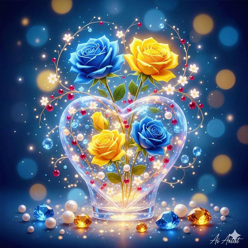 DIY Abstract Series Oil Paint by Numbers On Canvas 20x20cm Without Frame Painting by Numbers for Adults Beginner Home Decor Gift